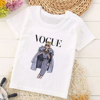 VOGUE New Arrival Princess Print Kids T Shirt