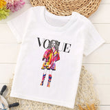 VOGUE New Arrival Princess Print Kids T Shirt