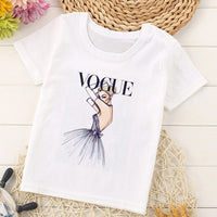 VOGUE New Arrival Princess Print Kids T Shirt