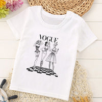 VOGUE New Arrival Princess Print Kids T Shirt