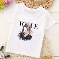 VOGUE New Arrival Princess Print Kids T Shirt