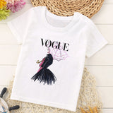 VOGUE New Arrival Princess Print Kids T Shirt