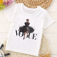 VOGUE New Arrival Princess Print Kids T Shirt