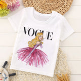 VOGUE New Arrival Princess Print Kids T Shirt