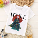 VOGUE New Arrival Princess Print Kids T Shirt