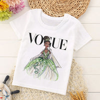 VOGUE New Arrival Princess Print Kids T Shirt