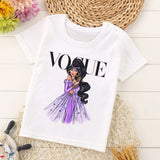 VOGUE New Arrival Princess Print Kids T Shirt