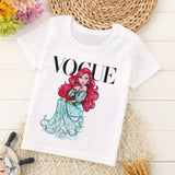 VOGUE New Arrival Princess Print Kids T Shirt