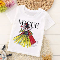 VOGUE New Arrival Princess Print Kids T Shirt