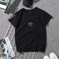 2019 Summer Couples Lovers T-Shirt for Women