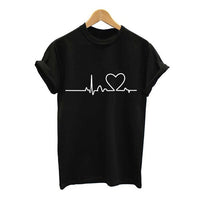 2019 Summer Couples Lovers T-Shirt for Women