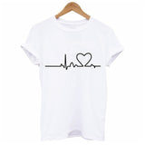 2019 Summer Couples Lovers T-Shirt for Women