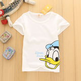 Mickey Minnie Donald Duck Print Summer Kids