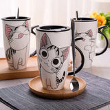 Drop shipping 600ml Creative Cat Ceramic Mug