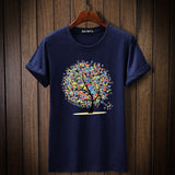 2019 New Fashion Lucky Tree tshirt Printed