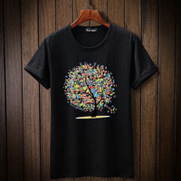 2019 New Fashion Lucky Tree tshirt Printed