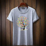 2019 New Fashion Lucky Tree tshirt Printed